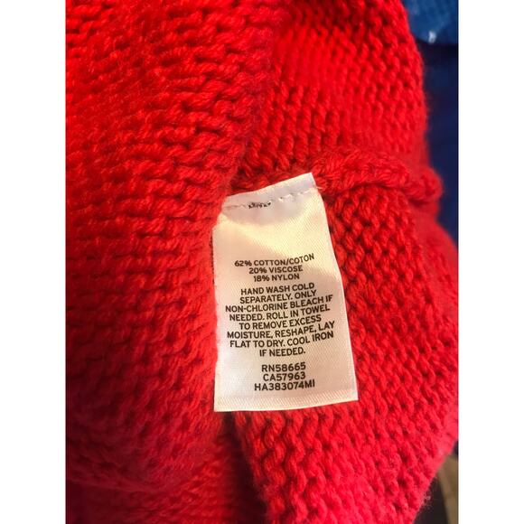 Halogen NWT Red Pullover Sweater Long Sleeve Crew Neck Size Small Long Sleeves - Picture 4 of 4